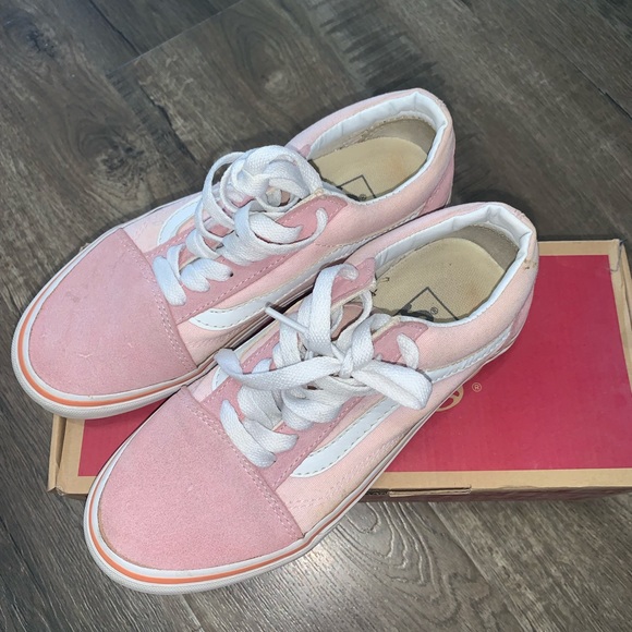 Womens Pink Vans Old Skool PASTEL PINK VANS OLD SKOOL SHOES